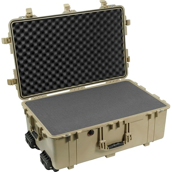Amazon.com: Pelican 1650 Watertight Wheeled Hard Case with Foam