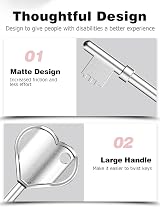 Mellbree Radar Key for Disabled Toilets UK with Key Ring view 5
