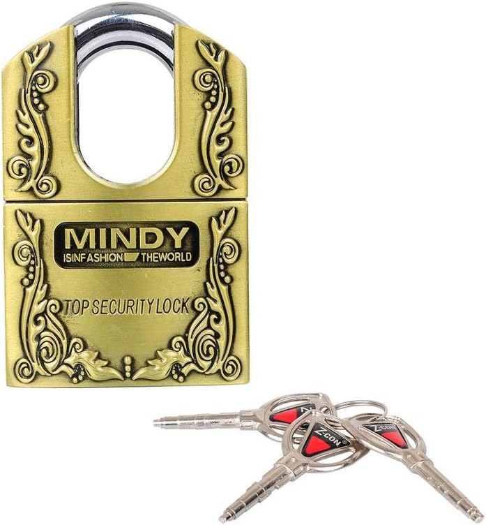 SH Retail Fashion Mindy Dust Automatic Lock with Keys (Brass)