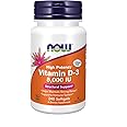 NOW Supplements, Vitamin D-3 5,000 IU, High Potency, Structural Support*, 240 Softgels
