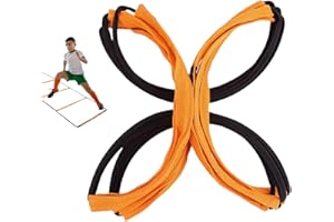 Virtcooy Agility Obstacles | Tangle-free Folding Ladders for Fitness and Sports Training - Speed Training Products for Tennis