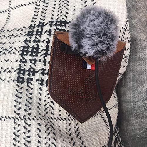 Microphone Windshield -windshield microphone -Durable Black Microphone Furry Cover Windscreen Windshield Muff Fur for Wm6/WM8/M1