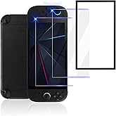 Screen Protector for Switch 2 , OLCLSS Glass Screen Protector for Nintendo Switch 2 with Anti-Scratch Anti-Fingerprint Blue Light Filter , Tempered Glass Protector for Switch 2 2X Stronger with Dust Plugs and Thumb Grip Caps Set