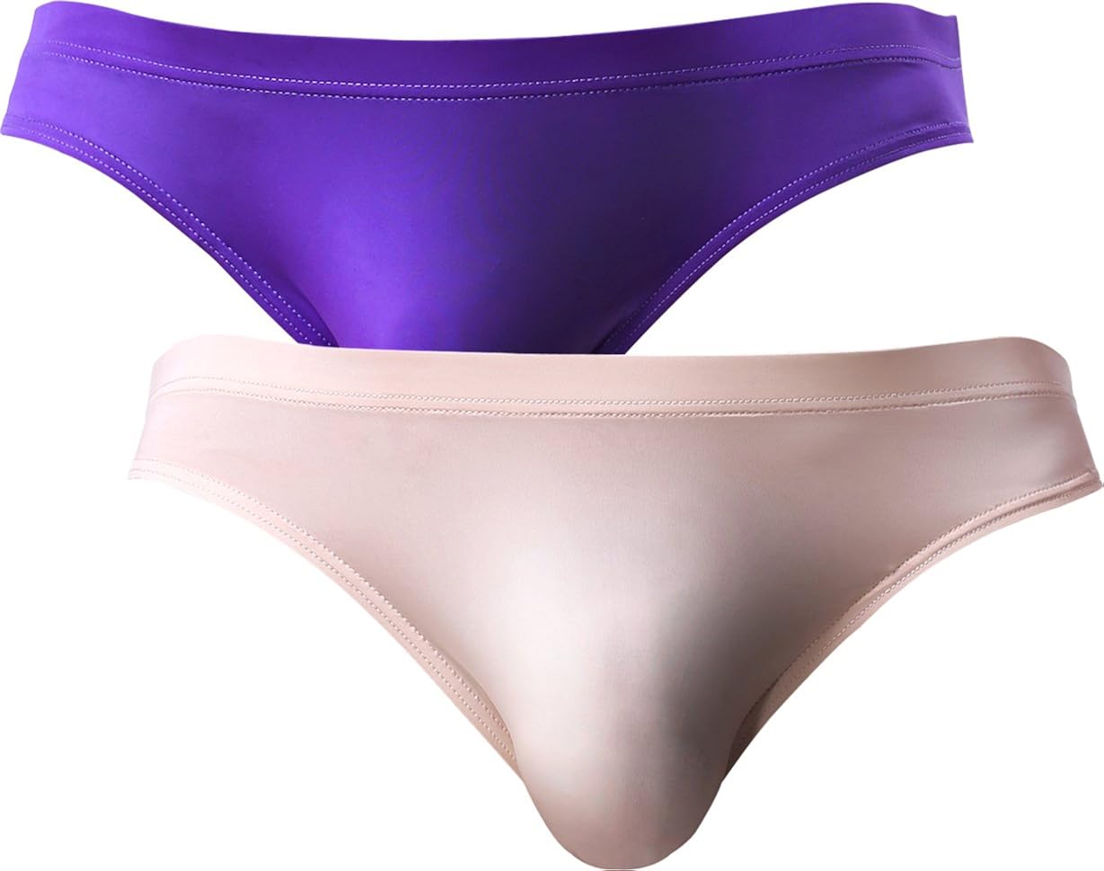 iKingsky Men's Seamless Bikini Underwear Sexy No Show Briefs Amazon.co