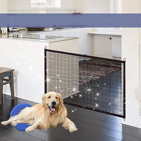 portable dog safety door guard