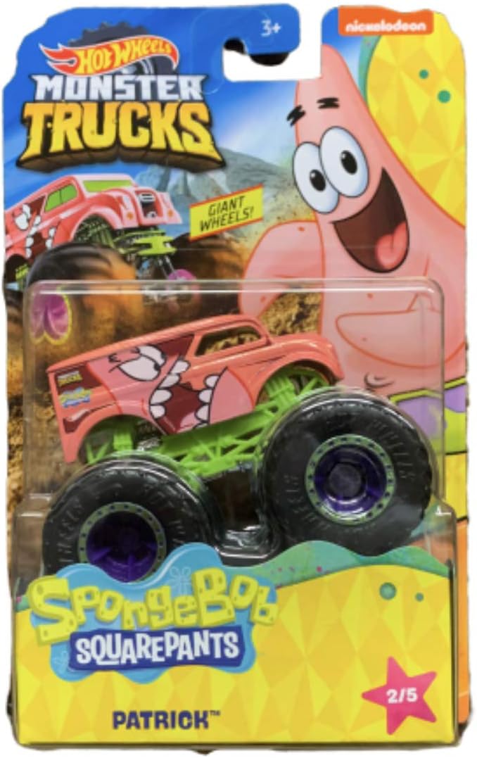 hot wheels monster truck spongebob