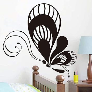 Mariposa Volando Etiqueta De La Pared Artesania Decoracion Del