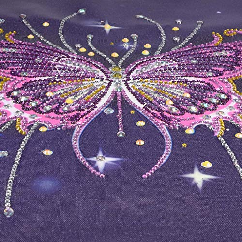 Amaping DIY 5D Diamond Painting by Number Kits Special Shaped Crystal Rhinestone Beads Pasted Embroidery Cross Stitch Kits Embellishment Arts Craft for Home Wall Hanging Decor - Thumbnail 3