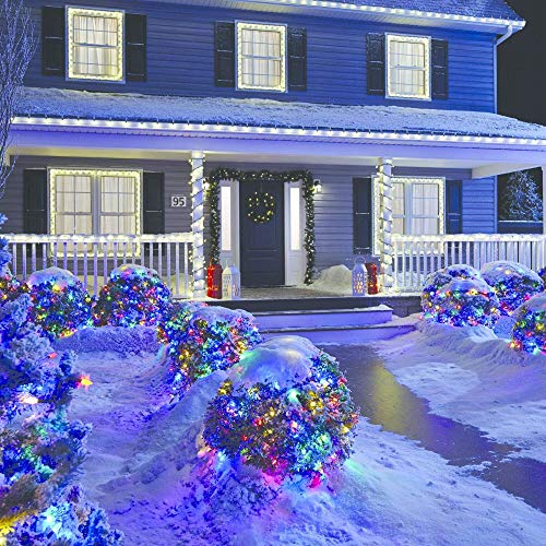 NOMA C9 LED Christmas Lights 50 Clear Warm White Bulbs 33.3 Ft