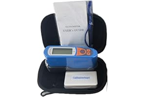 CNYST Gloss Meter Angle 60 Degree Glossmeter Testing Precision Non-metallic Material Surface Gloss Measurement with Measuring Range 0.0 to 199.5GU