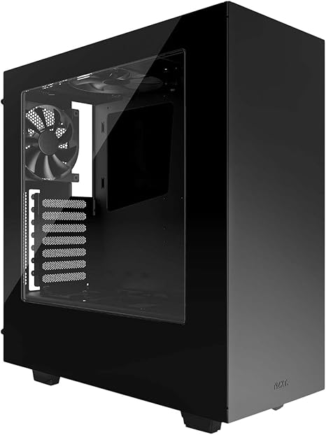 Amazon Com Nzxt S340 Mid Tower Computer Case Glossy Black Ca