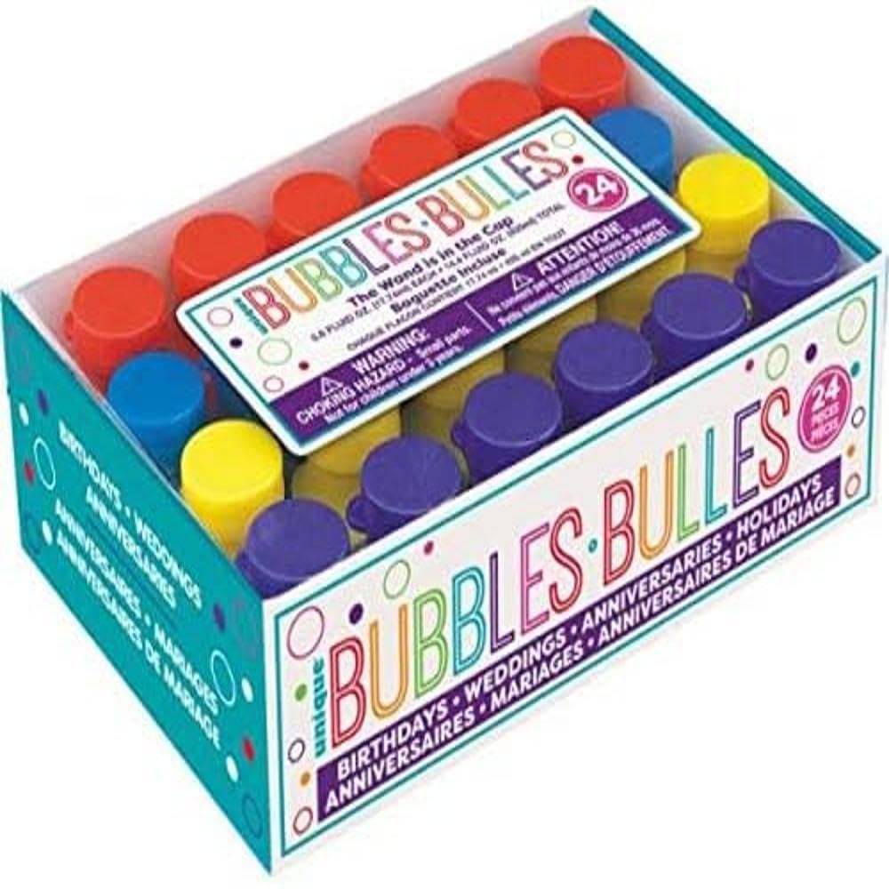 Vibrant Yellow Party Bubbles (18cm x 11cm) 24 Count - Perfect for Celebrations and Gatherings, Fun and Vibrant Party Enhancer