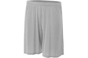 A4 SPORTSWEAR Athletic Performance All Sports Shorts Moisture Wicking, UPF 30+, No Pockets (14 Colors, Youth 6" & Adult 7" & 9")