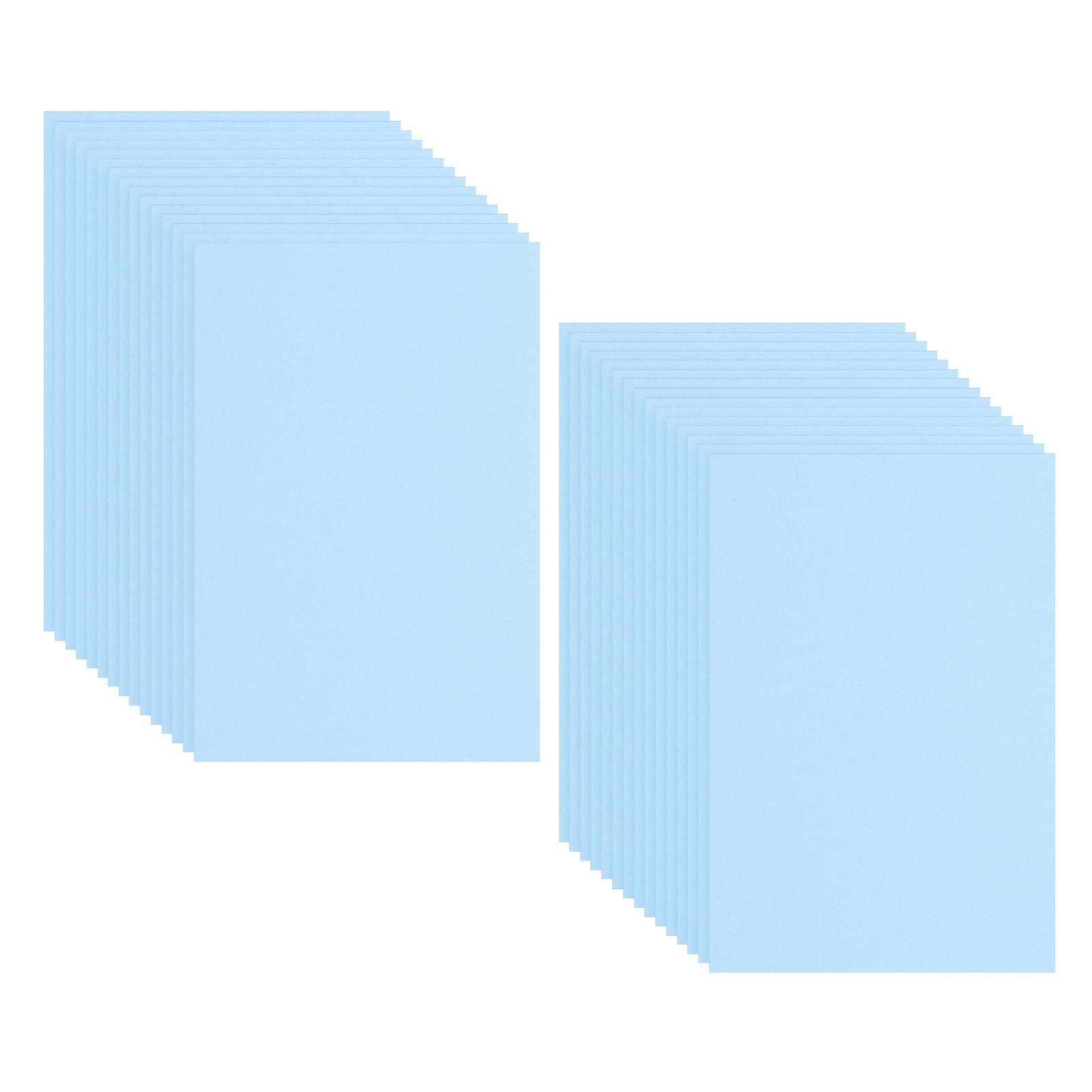 PATIKIL 30 Pack Light Blue EVA Foam Sheets, 12" x 8" 2mm Thick Crafts Foam Paper for Craft Classroom Bulletin Board Decor Scrapbooking DIY Cosplay Costume