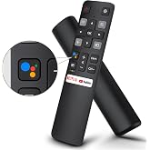 Voice Replacement for TCL-Android-TV-Remote,New Upgraded RC802V for TCL Smart TVs with Google Voice Function