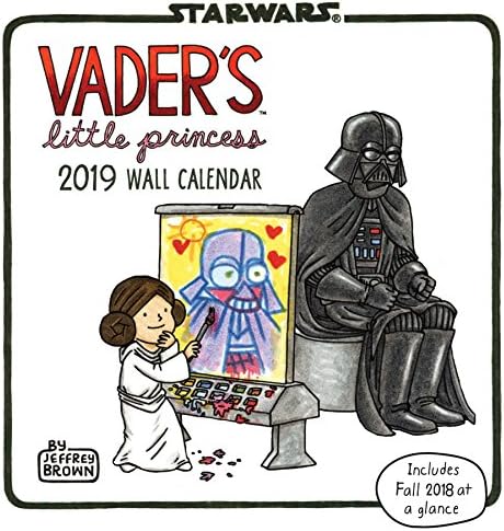 Vader's Little Princess 2019 Wall Calendar
