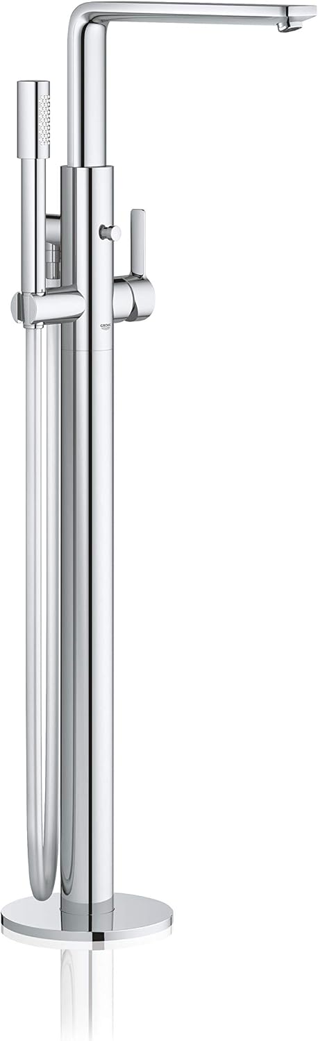 GROHE Lineare New Single-Lever Bath Mixer 1/2", Floor Mounted Chrome 23792001, Free-Standing