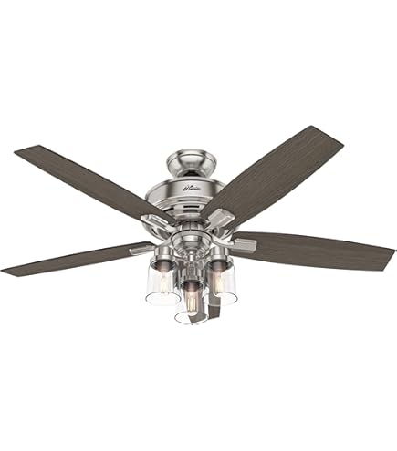 Hunter 52 inch Sea Point Matte Silver Wet Rated Ceiling Fan with