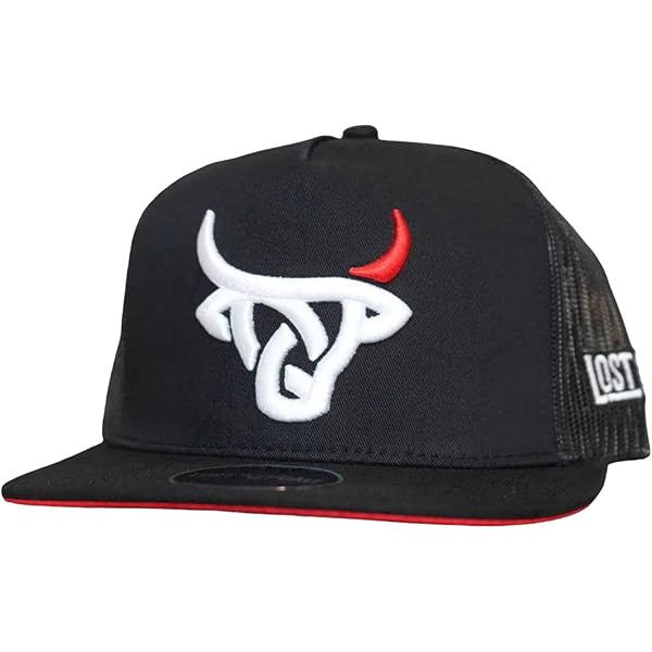 Lost Calf: Tribe Black Flat Bill – La Raza Western Wear