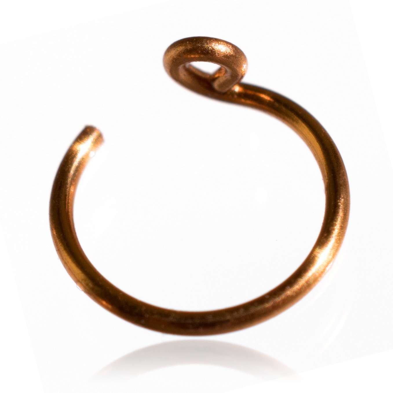 Faux Nose Ring Copper Handmade