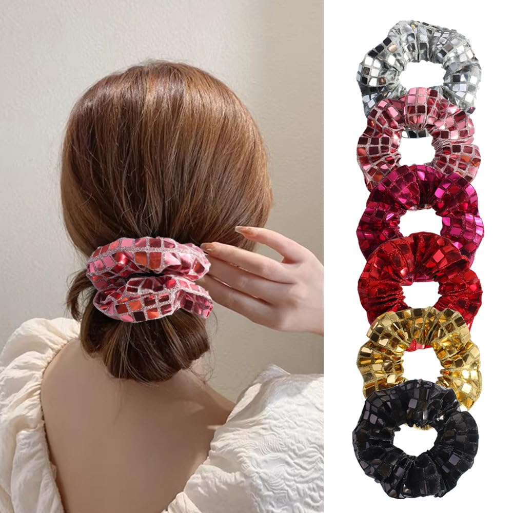 Women & Girls Silk Bobbles Scrunchie Hair Accessories - Soft & Stylish SCRUNCHIES for All Hair Types