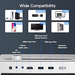 NexiGo WiFi Bluetooth Projector PJ10 [300ANSI