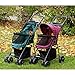 Pet Gear No-Zip Happy Trails Lite Pet Stroller, Zipperless Entry, Pine Green
