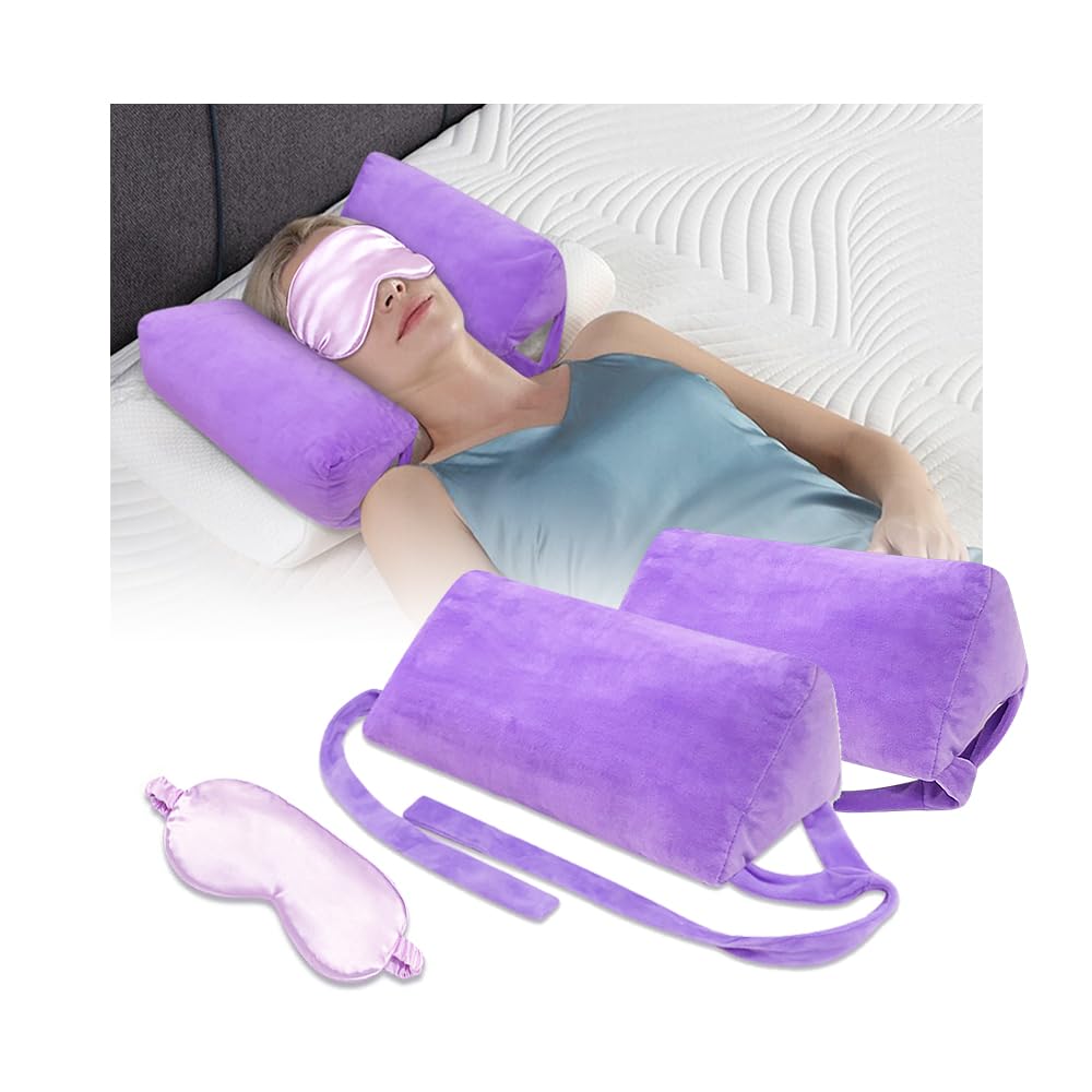 Photo 1 of Head Positioning Pillow Post Surgery Wedge Pillows for Sleeping Upright Back Sleep Training Pillow Medical Neck Stabilizer Head Cradle Face Up pillow Anti Wrinkle for Side Sleepers Head Positioner