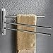 KES Bathroom Swing Arm Towel Bars 3-Arm Wall Mount Swing Out Towel Shelf, Polished SUS304 Stainless Steel, A2102S3