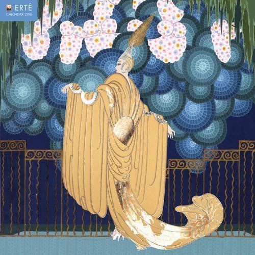 Erté 2016 Square 12x12 (Glitter Cover) Flame Tree by Browntrout Publishers (2015-07-15) by (Calendar)