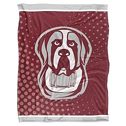 Aquinas College Blanket, 60"x80" Logo Dots Silky