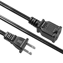 US AC Power Extension Cable Cord SPT-2 16AWG/2C