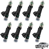 M-9593-LU47 47lb Fuel Injectors Fit For Ford Mustang GT 4.6L 5.0L 2011-2023 | For Mustang GT 4V 3V EV6 1999-2010 ,1311-AA,1311-9F593AA,0280158279,M9593LU47,13119F593AA,EV-14-EL,62382