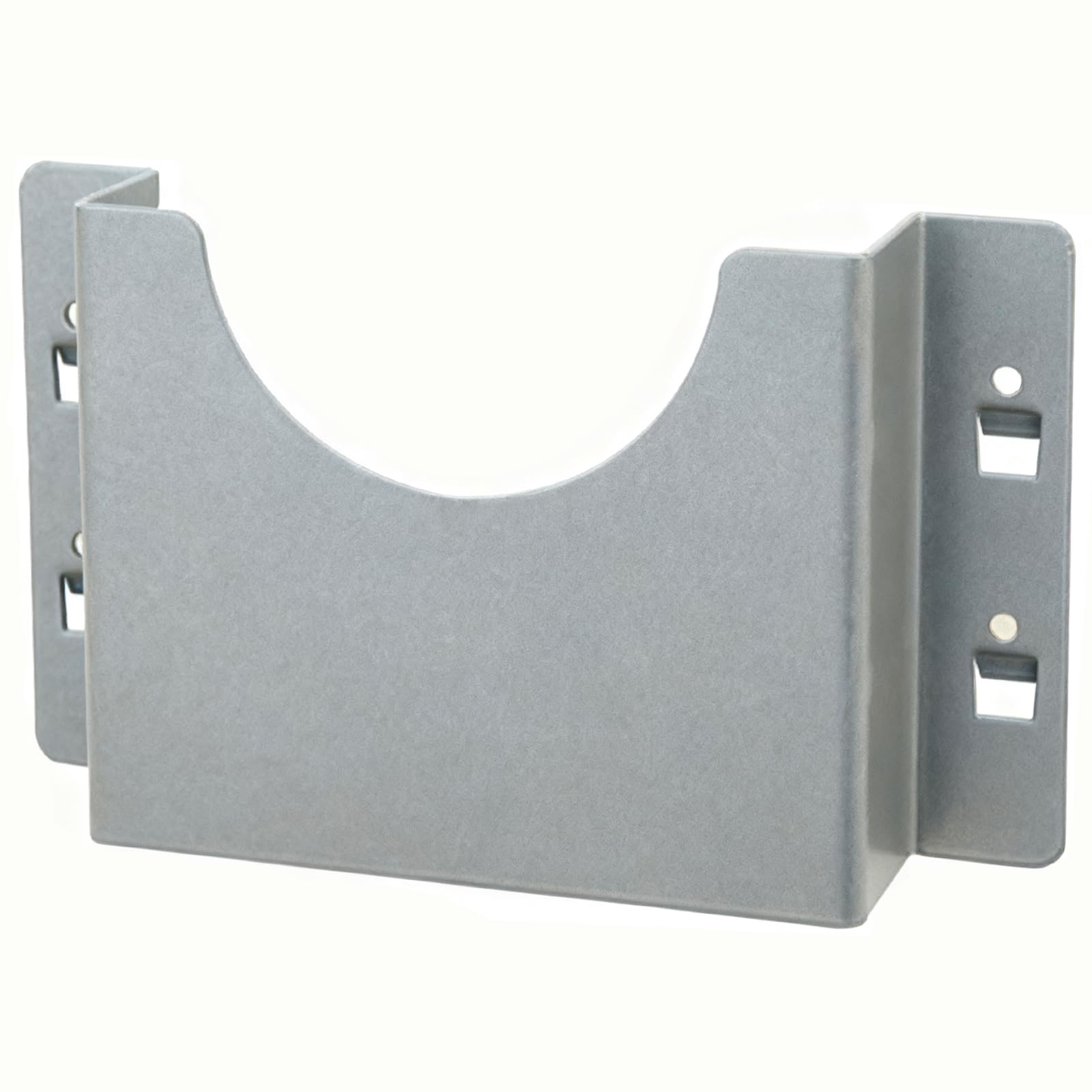 Xuoxeji Angle Grinder Holder Wall-Mount Bracket — Cold-Rolled Steel Tool Rack for Most 4–4.5" Grinders & Polishers, Garage/Workshop Storage, Smooth Anti-Rust Finish, Silver (1 Pack)