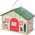 Manhattan Toy Farmer’s Market Day 12-Piece Portable Wooden Toy Figure Pretend Shopping Playset