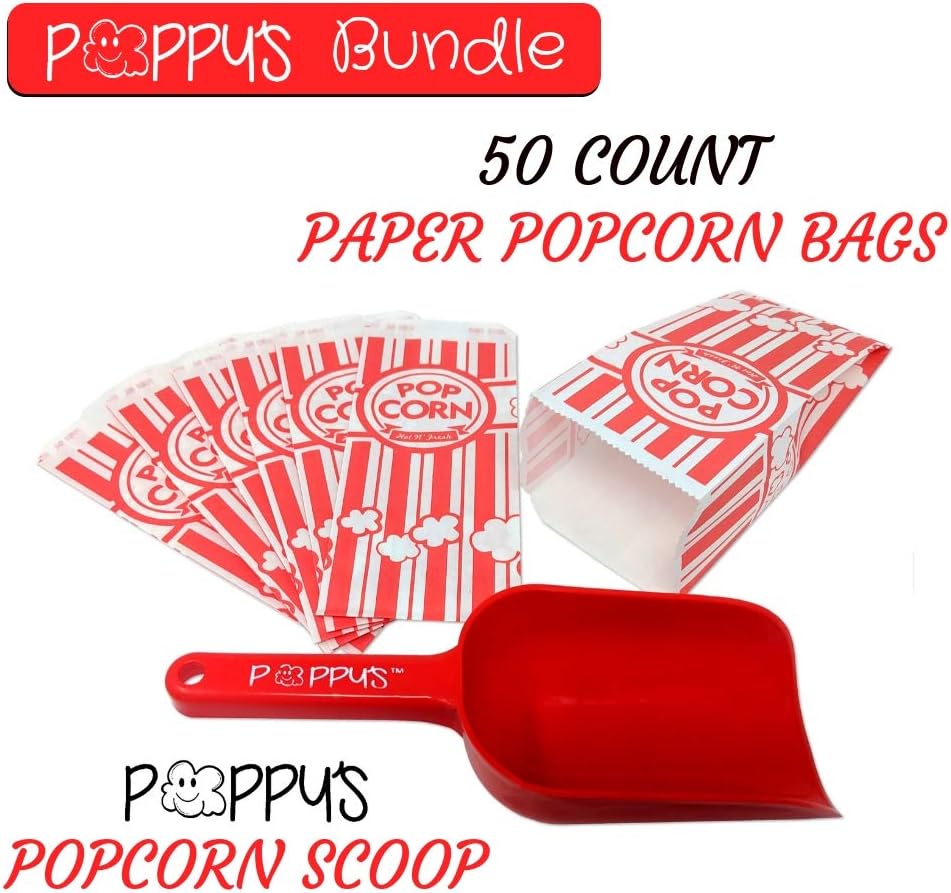 Amazon.com: Poppys palomitas de maíz y bolsas de papel ...