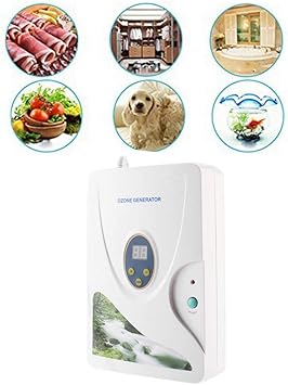 ZJchao Ozonizador doméstico Digital generador de ozono ionizador ...