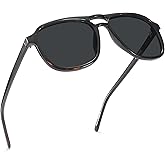 PRIVEL XXL Size Extra Large 160MM Polarized Double Bridge Retro Aviator Sunglasses Big Wide Heads Men UV400 Protection