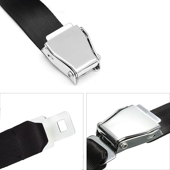 Flugzeug Sicherheitsgurt Verlangerung Mit Schnalle Von Yoogeer Stahl Verstellbar 50 Mm Breit Amazon De Auto
