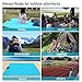 FANCYWING Beach Blanket Sand Proof/Compact Pocket Blanket/Outdoor Waterproof Blanket for Hiking, Travel, Camping, Festival and Backpacking 55” X 78” Super Large Sand Free Outdoor Beach Blanketthumb 3