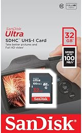 SanDisk Ultra 32GB SDHC Memory Card Class 10 UHS-I 100MB/s Black Grey view 6