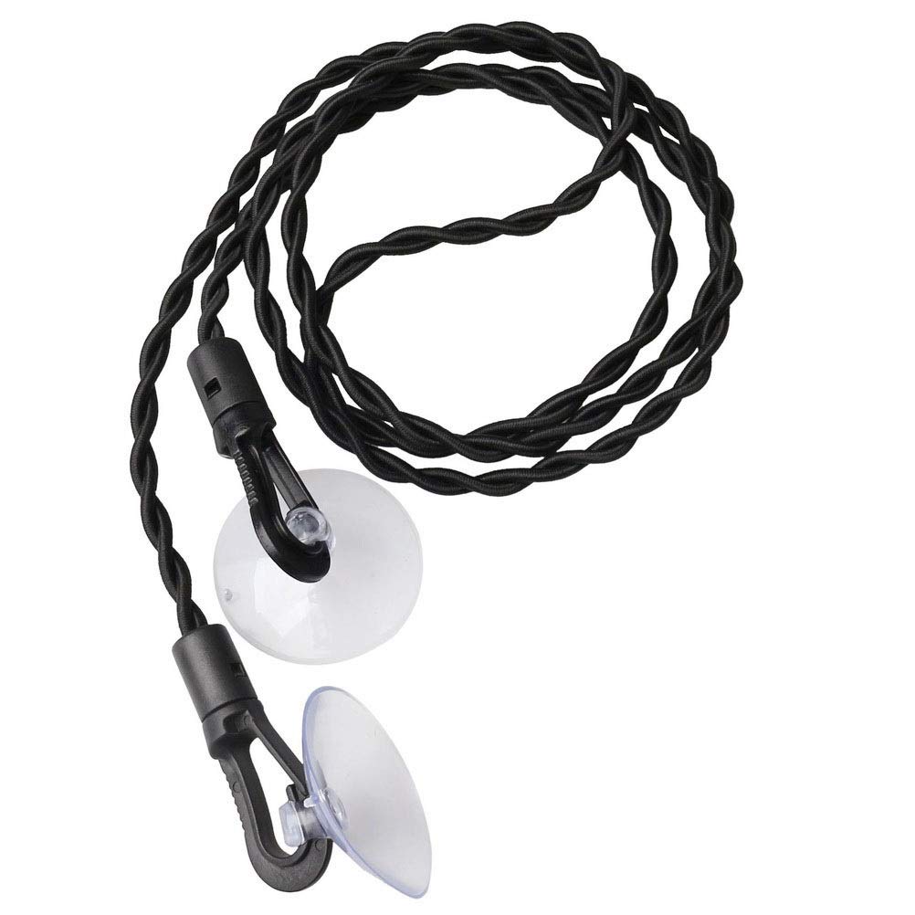 nuosen Travel Clothes Washing Line, Extendable Travel Clothes Line with Hooks & Suction Cup Attachments for Outdoors Camping Laundry Hanging Line