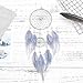 YOUOR Handmade Dream Catchers Wall Hanging Feathers Ornament Car Interior Rearview Mirror Pendant