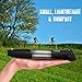Mini Bike Pump Portable: Presta and Schrader: Road, Mountain, and BMX Hand Pump with Mounting Bracket, Sports Needle, and LED Bike Light 120 PSI By Genius Pump