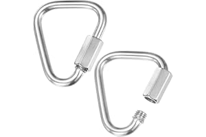 M METERXITY Quick Chain Link Connector, Stainless Steel Locking Repair Chain Links for Swing/Hiking/Backpack