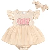 Baby Girls My 1st Birthday Outfits One Romper Two/Three Tutu Skirt Ruffle Embroidery Letter Summer Clothes