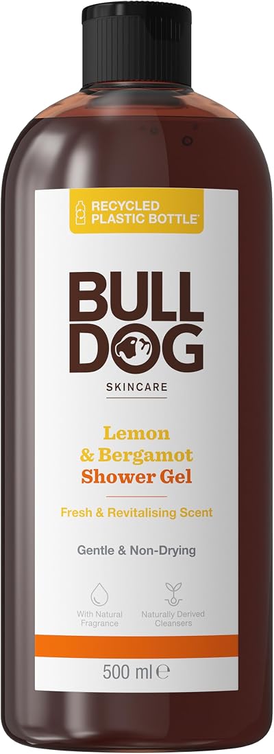 Bulldog Lemon & Bergamot Shower Gel for Men 500 ml