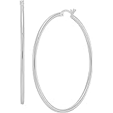 Silpada 'Mirrored Dreams' Hoop Earrings in Sterling Silver