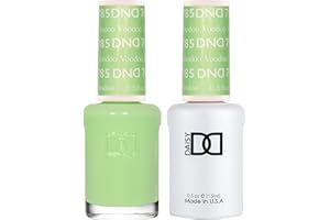 DAISY DND duo - gel polish and nail polish, shades of green