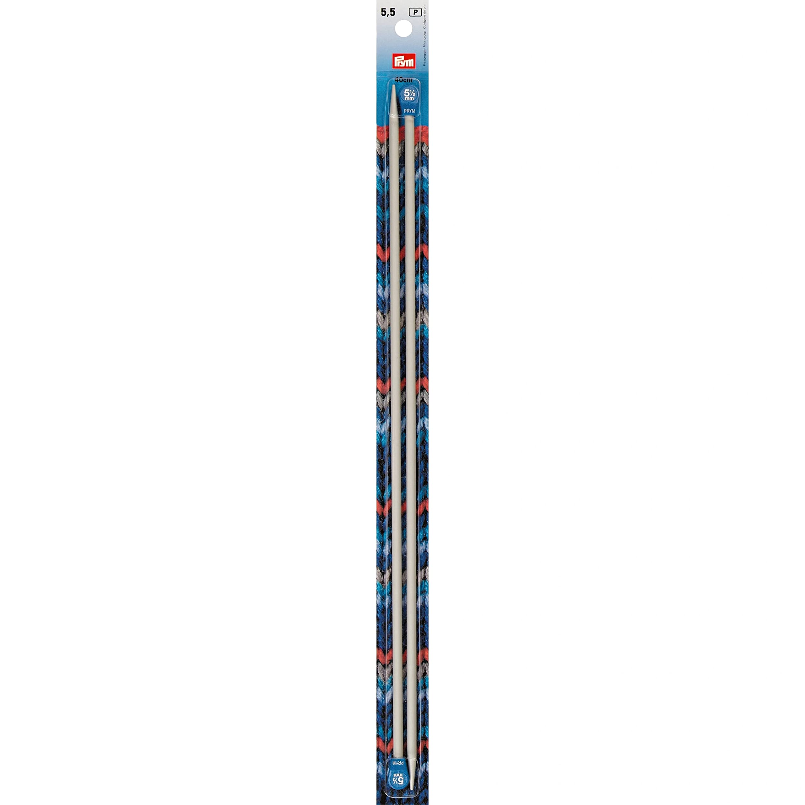 Prym - Prym Aluminium (40cm, 5.50mm) Knitting Needle - 1 Unit — image 1